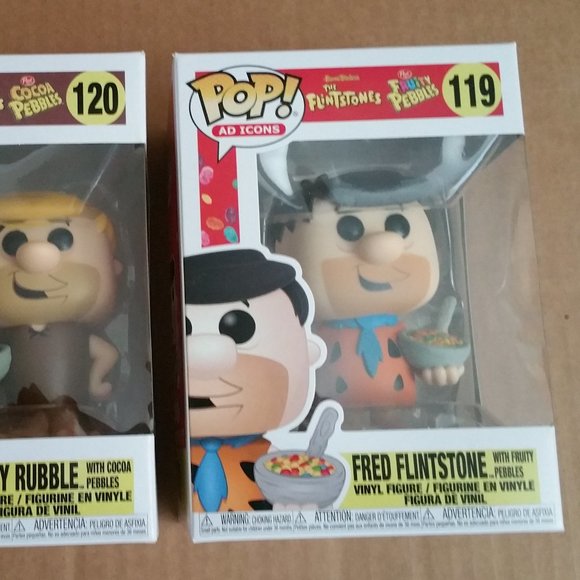 Funko Pop Ad Icons:Fred Flintstone & Barney Rubble - Picture 3 of 16